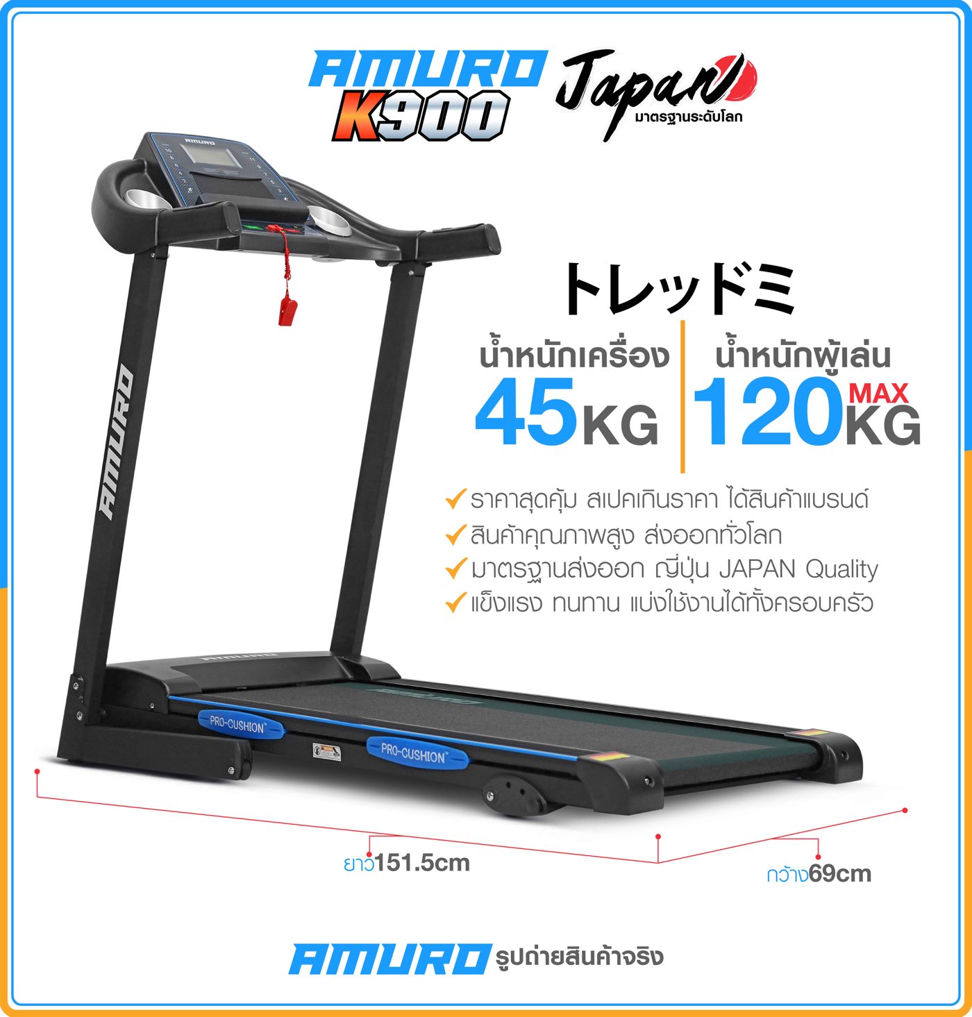 ลู่วิ่งไฟฟ้า-AMURO-K900-7